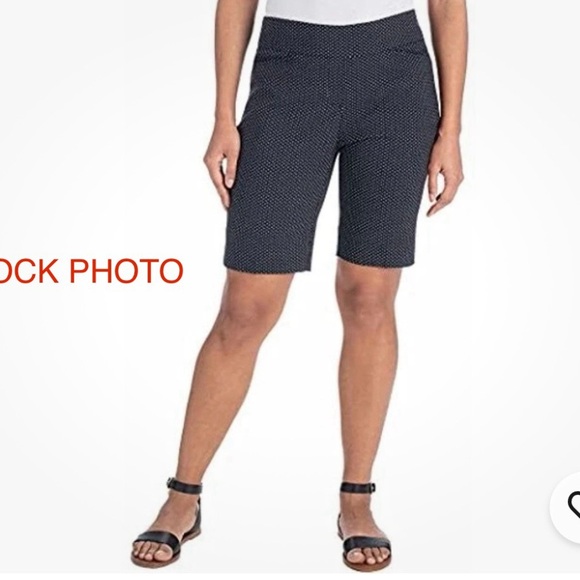 Hillary Radnor Pants - Hilary Radley Classic Black Women's Shorts -size XL